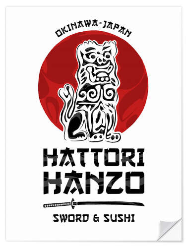 Vinilo para la pared Hattori Hanzo