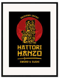 Ingelijste kunstdruk Hattori Hanzo