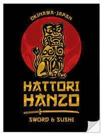 Selvklebende plakat Hattori Hanzo