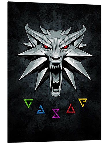 Acrylic print The Witcher Wolf