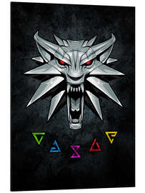 Magnettafel The Witcher Wolf
