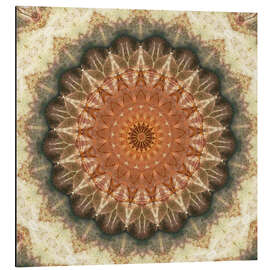 Magnettafel Mandala Abendsonne