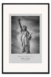 Gerahmter Kunstdruck New York, Freiheitsstatue
