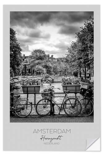 Vinilo para la pared Amsterdam Herengracht