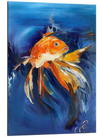 Tableau en aluminium Goldfish