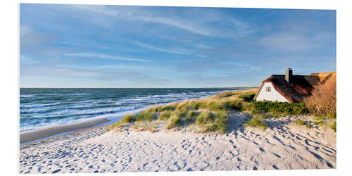 Foam board print The house by the sea