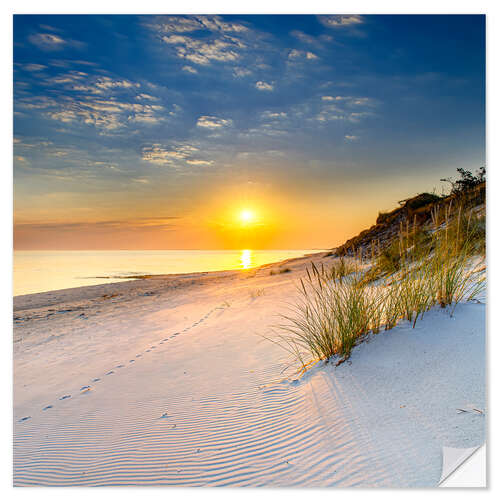 Naklejka na ścianę Sunrise on the Baltic coast II