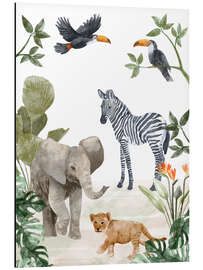 Magnettafel Dschungelbabys