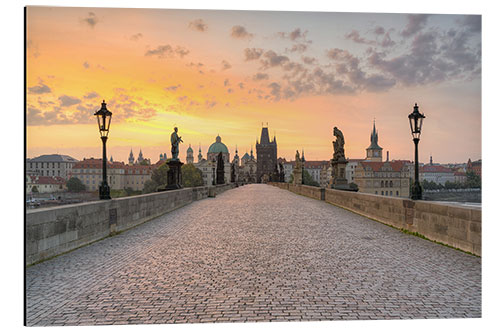 Aluminiumsbilde Charles Bridge Prague