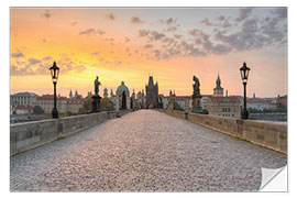 Wandsticker Karlsbrücke Prag