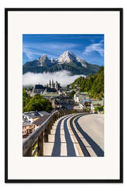 Gerahmter Kunstdruck Der Watzmann über Berchtesgaden