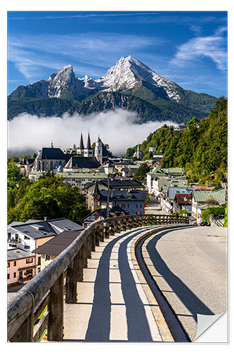 Vinilo para la pared The Watzmann over Berchtesgaden