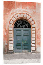 Gallery print The blue front door in Rome