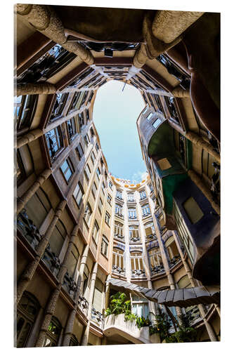 Stampa su vetro acrilico Casa Mila, Barcelona