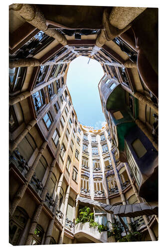 Canvas print Casa Mila, Barcelona