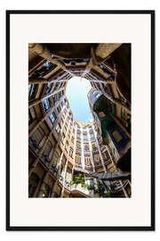 Gerahmter Kunstdruck Casa Mila, Barcelona