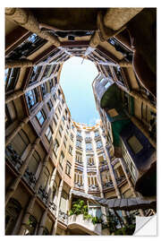 Vinilo para la pared Casa Mila, Barcelona