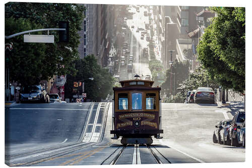 Lienzo Cable car in San Francisco