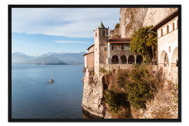 Gerahmter Kunstdruck Santa Caterina del Sasso