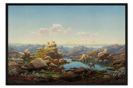 Gerahmter Kunstdruck Finnmark