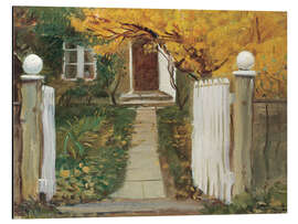 Magnettafel Der Eingang zu unserem Garten