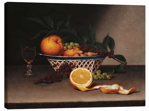 Canvastavla Still Life with Oranges