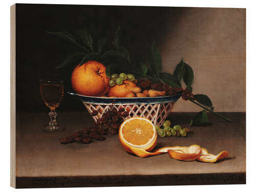 Quadro de madeira Still Life with Oranges