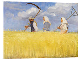 Acrylglasbild Erntehelfer - Anna Ancher