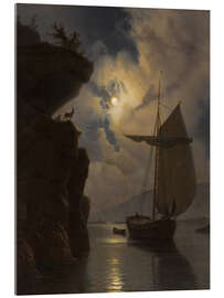 Akrylglastavla Vessel by Moonlight