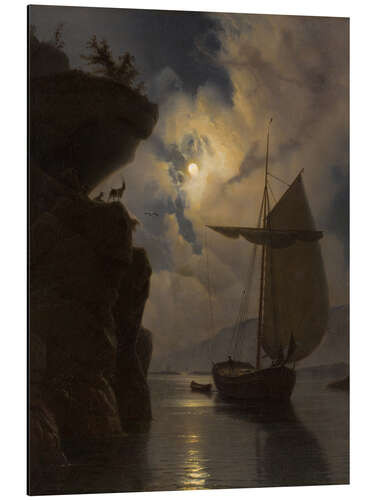 Aluminium print Vessel by Moonlight