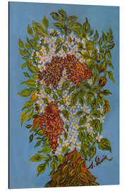 Magnettafel Roter und weißer Flieder