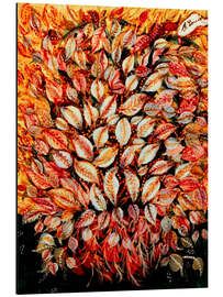 Magnettafel Blätter