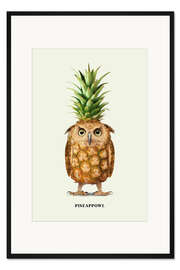 Gerahmter Kunstdruck Pineappowl