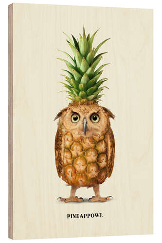 Holzbild Pineappowl