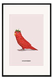 Gerahmter Kunstdruck Strawbirdy