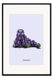 Gerahmter Kunstdruck Walgrape
