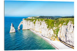 Gallery print Etretat cliffs and beach