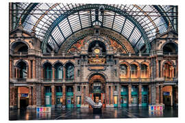 Aluminium print Antwerp Central