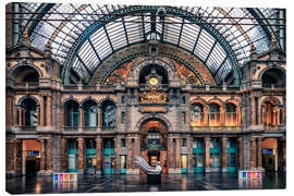 Canvas print Antwerp Central