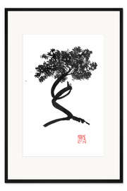 Gerahmter Kunstdruck Verwirbelter Baum