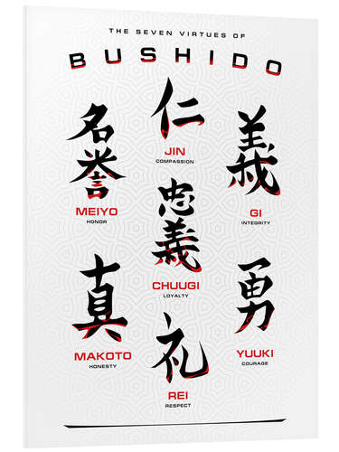 Stampa su PVC Bushido code white