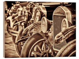 Puutaulu The Old Roaring Twenties Cars I