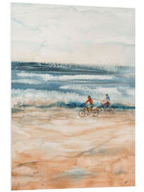 Tableau en PVC Beach Cyclists