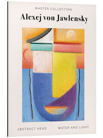 Magnettafel Abstract Head – Water and Light