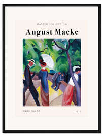 Gerahmter Kunstdruck Promenade, 1913