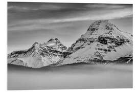 Stampa su PVC Fog over Bow Lake