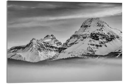 Gallery print Fog over Bow Lake