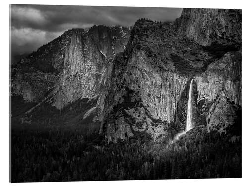 Cuadro de metacrilato Late afternoon light touches Bridalveil Fall