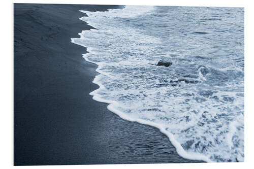 Foam board print Punaluu Black Sand Beach Park