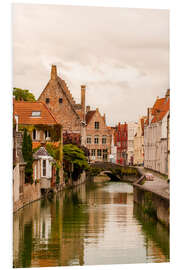 Foam board print Bruges, West Flanders, Belgium